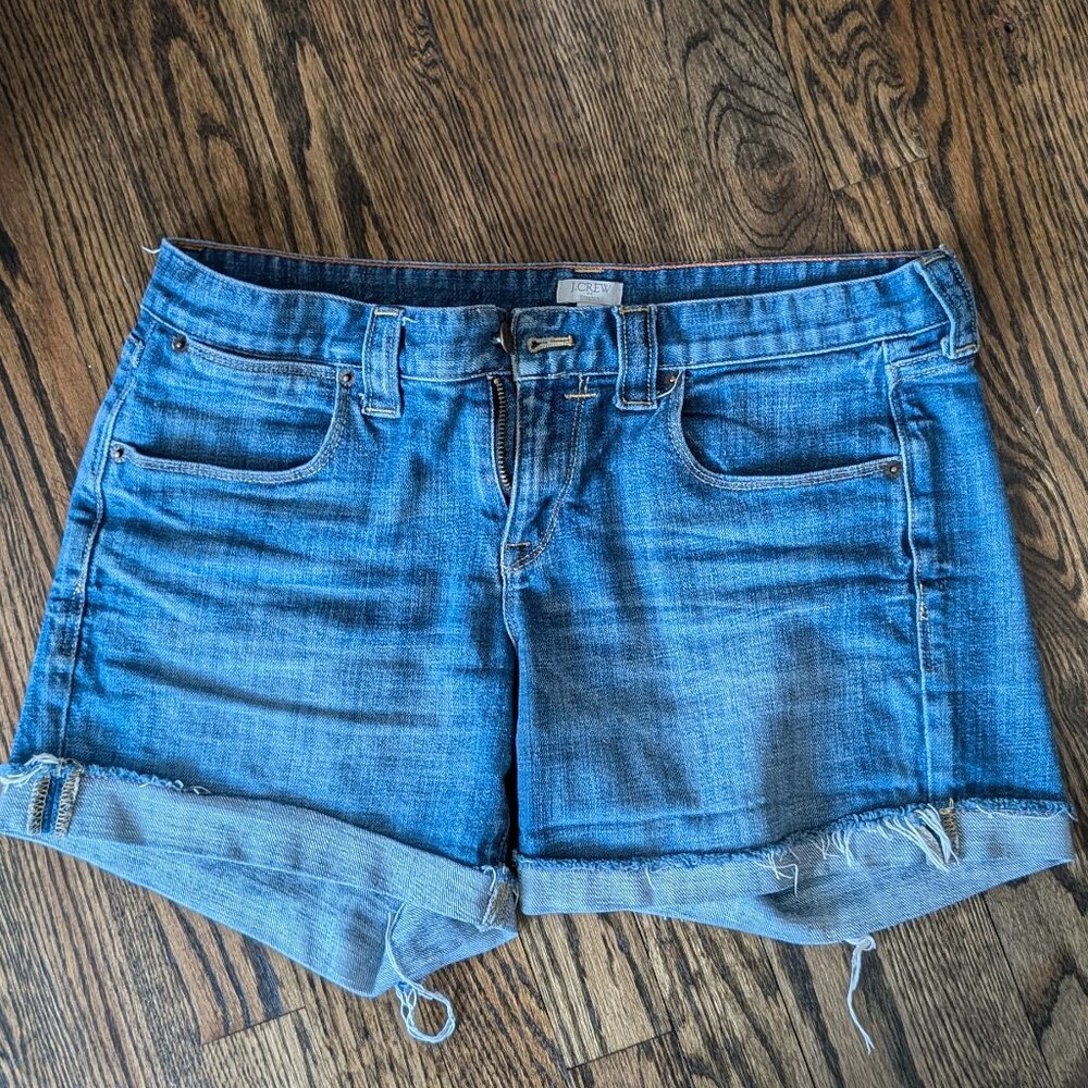 J. Crew Denim Cuffed Shorts